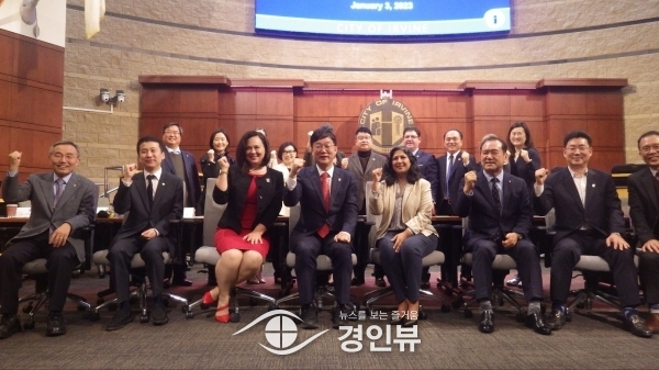 이민근 안산시장, 미국 지자체 성공사례 어바인시 방문