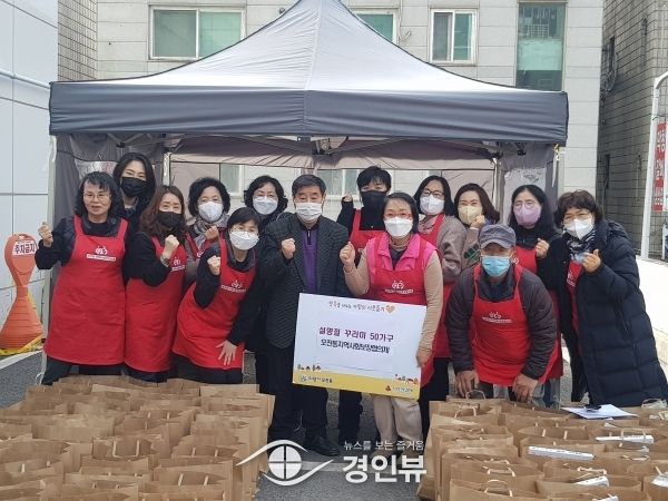 오전동지역사회보장협의체 ‘1004 나눔 설명절 음식 꾸러미 전달’