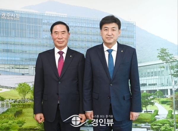 방세환 광주시장, 이원성 경기도 체육회장과 체육계 현안 면담