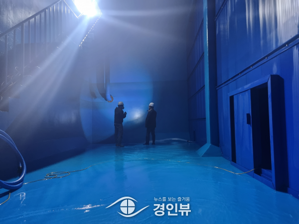 오산시 배수지 등 수도시설물 청소. 깨끗한 수돗물 공급 총력