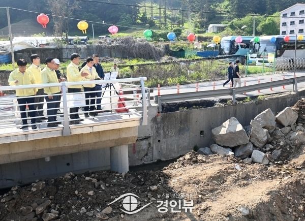방세환 광주시장, 침수 방지 및 작년 복구피해 총력