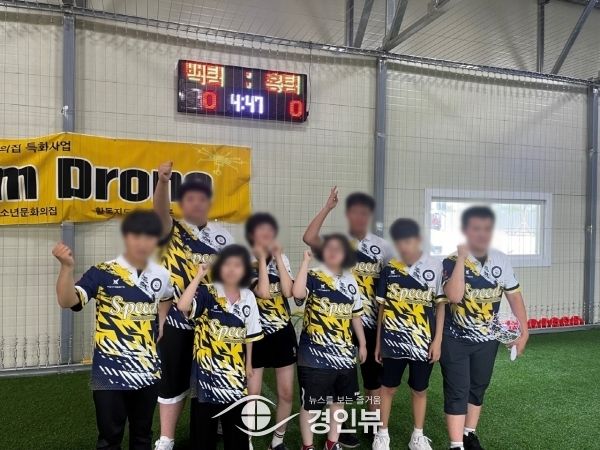 안성시청소년문화의집, 장애청소년 드론스포츠 동아리 한여름 더위 잊고 연습 몰두