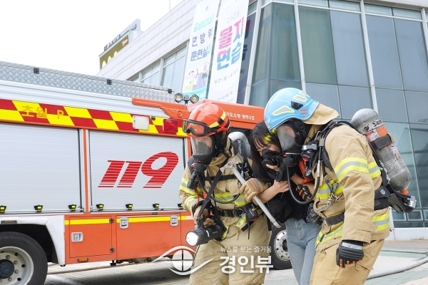 광주시, 시청사 폭발테러 대응훈련 실시