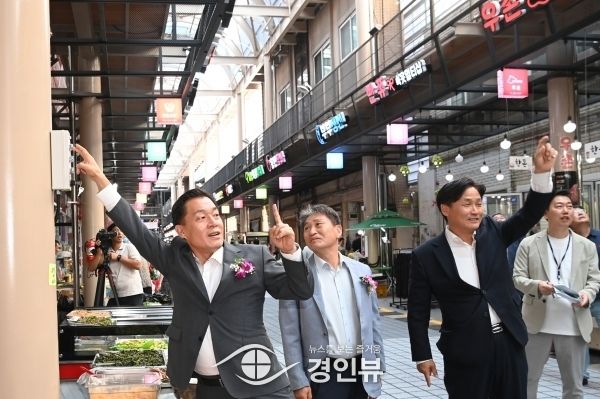 수원 화서시장에 2번째 아케이드 설치