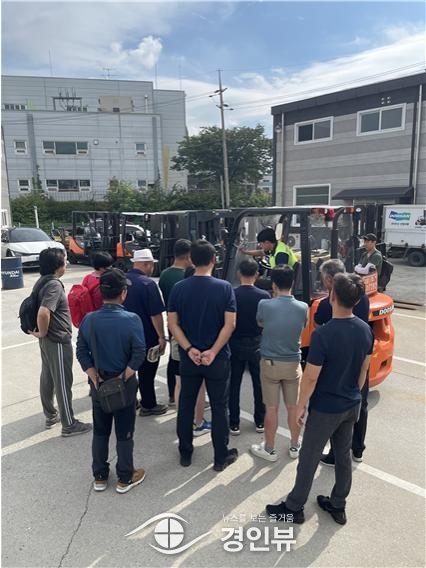 안성시, 2023년 소형지게차 면허취득교육 1차 성료