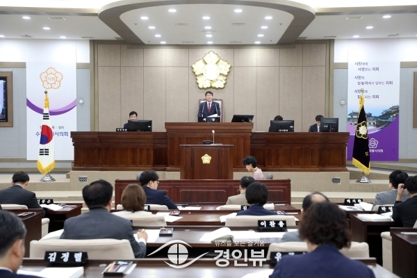 수원특례시의회, 제377회 임시회 마무리.조례안 등 37개 안건 처리