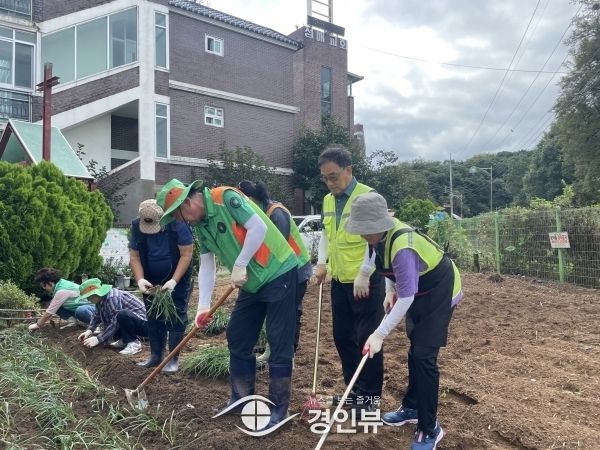 평택시 송북동, ‘행복정원’ 가꾸기 구슬땀