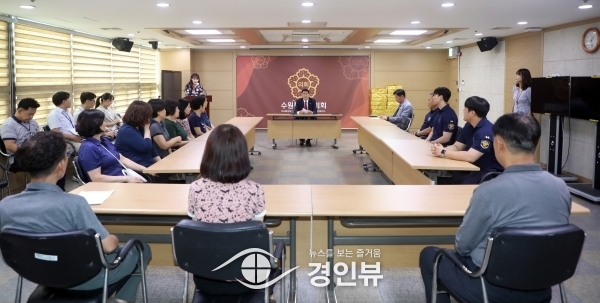 수원특례시의회 김기정 의장, “안전하고 깨끗한 환경 조성을 위한 노고에 늘 감사한다”