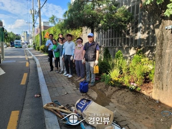 평택시 서정동 행정복지센터, 행복정원 1차 조성