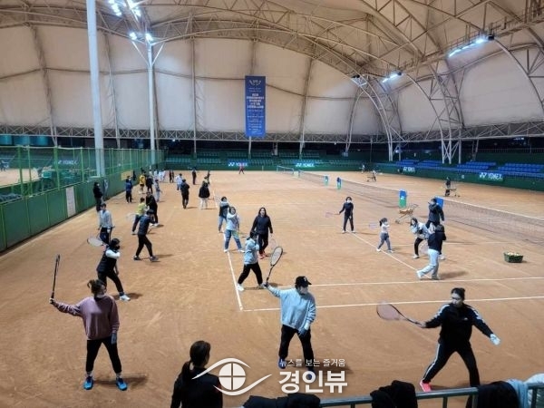 안성시청 직장운동경기부 소프트테니스 선수단, 재능기부 행사 진행